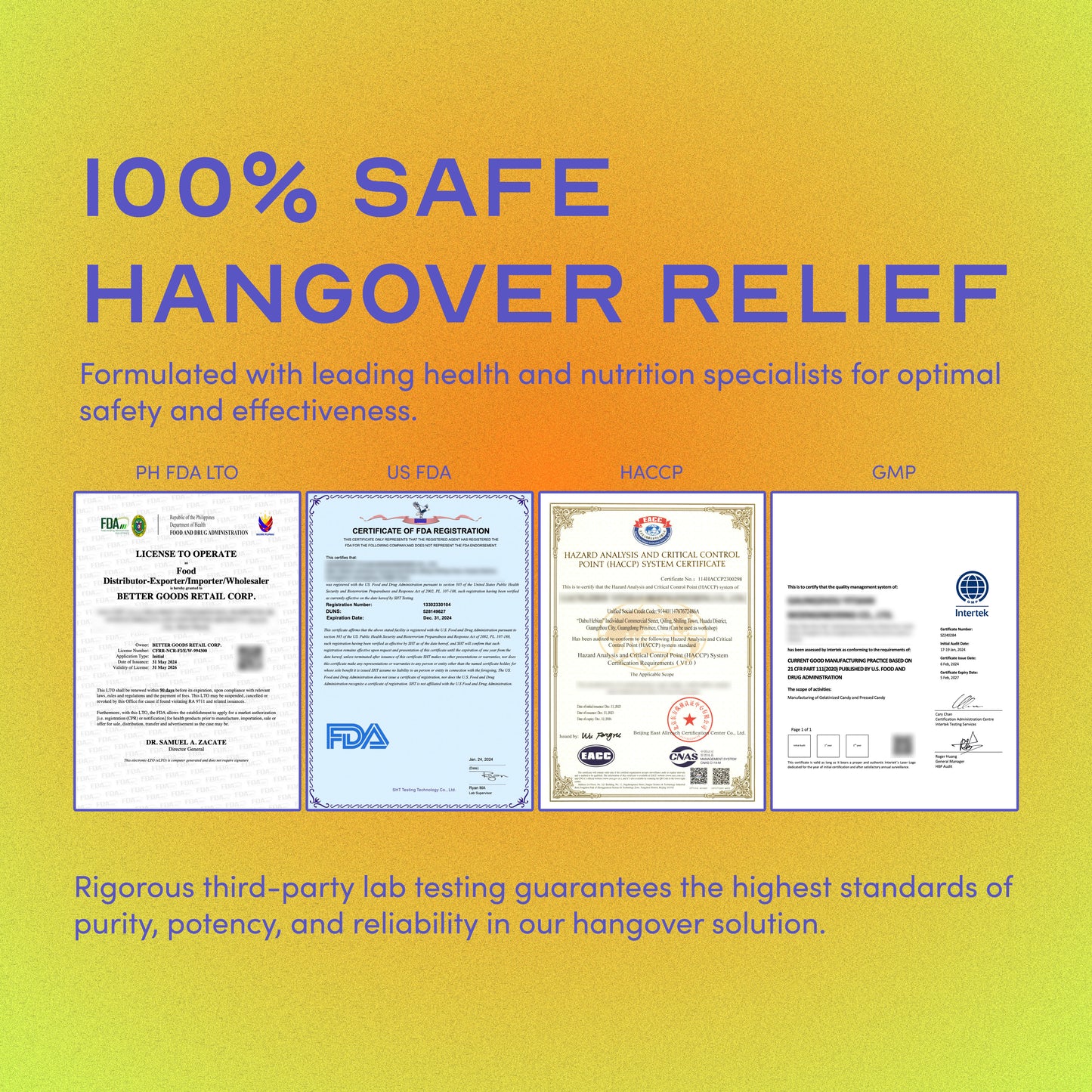 Hangover Recovery Pills (Box of 10)