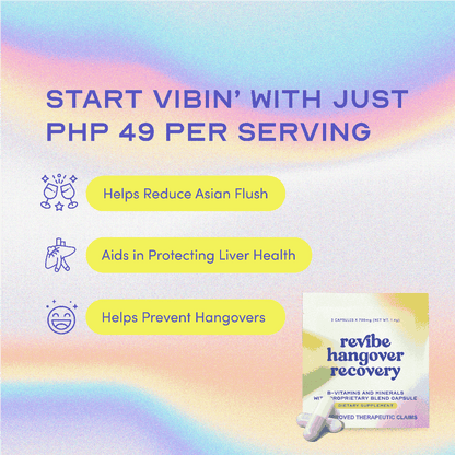 Revibe Anti Hangover & Recovery Pills - Box of 5 (Party & Liver Shield, Natural Alcohol Defense)